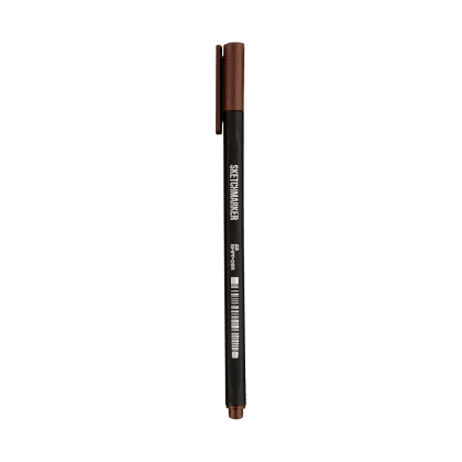 Ручка капиллярная "Sketchmarker Artist fine pen", 0.4 мм, коричневый темный
