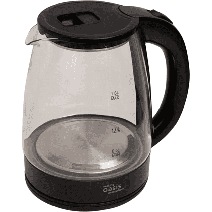 Электрочайник Oasis K-8GB, пластик, стекло, черный - 2