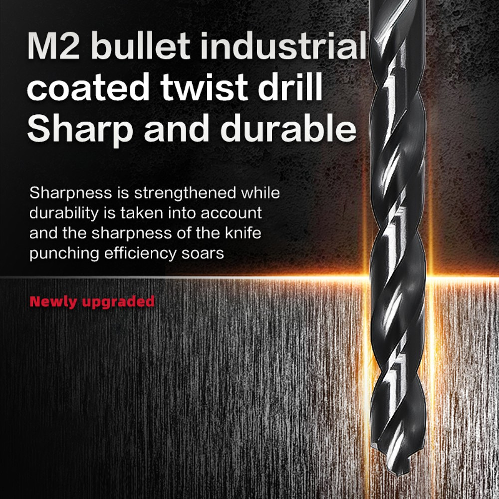 Сверло по металлу Deli RS EDH-MHZ020-E4, 2.0 мм, DIN 338, HSS-TiN - 5