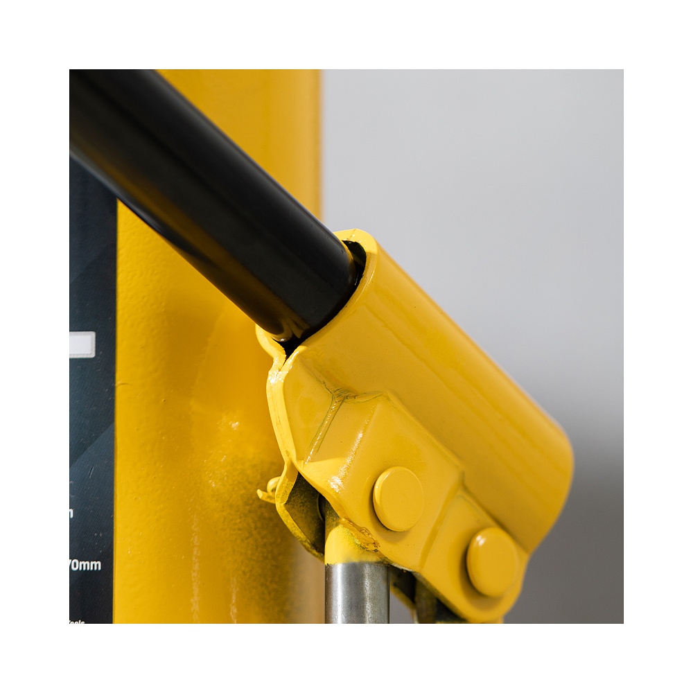 Домкрат гидравлический "Deli" 4000 кг, 190-370 мм, желтый - 5