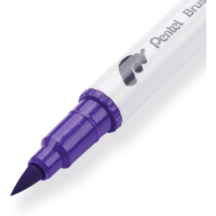 Маркер-кисть "Brush Sign pen twin", 12 шт - 3