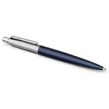 Ручка шариковая автоматическая "Jotter Core K63 Royal Blue CT", 1 мм, синий, серебристый, стерж. синий