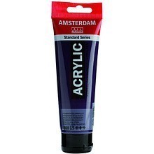 Краски акриловые "Amsterdam", 568 сине-фиолетовый прочный, 120 мл, туба