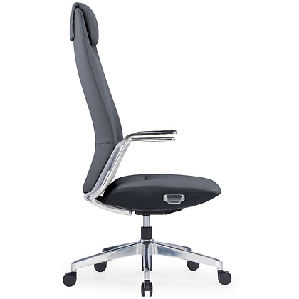 Кресло для руководителя SitZone CH-515A, кожа, алюминий, черный, -30% - 2