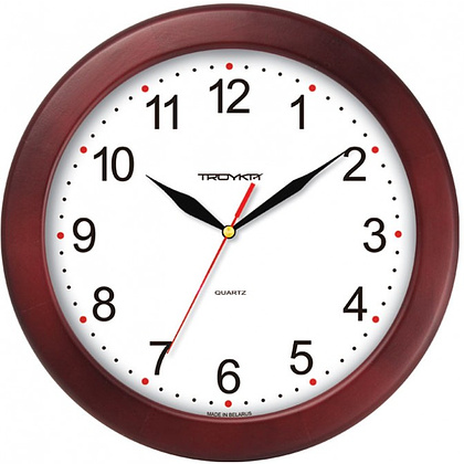 Часы настенные "988957", темно-коричневый