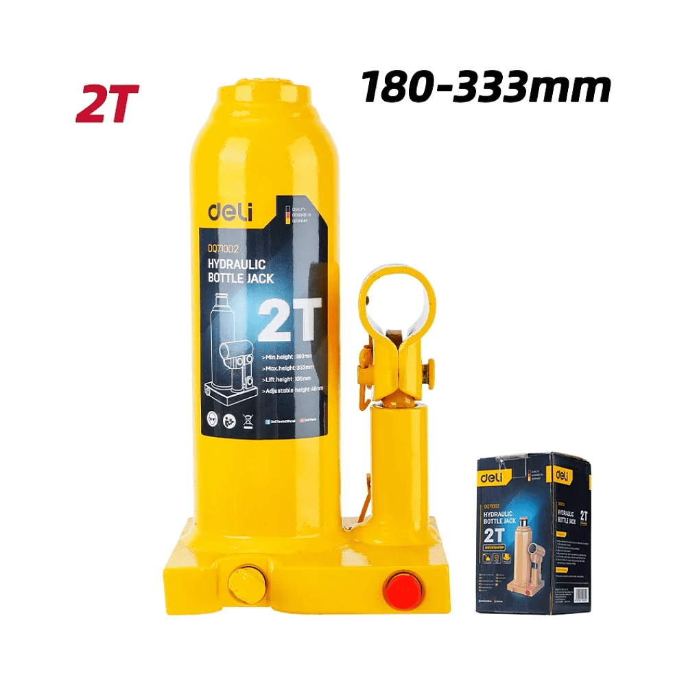 Домкрат бутылочный Deli YS EDQ71002, 2 т - 2