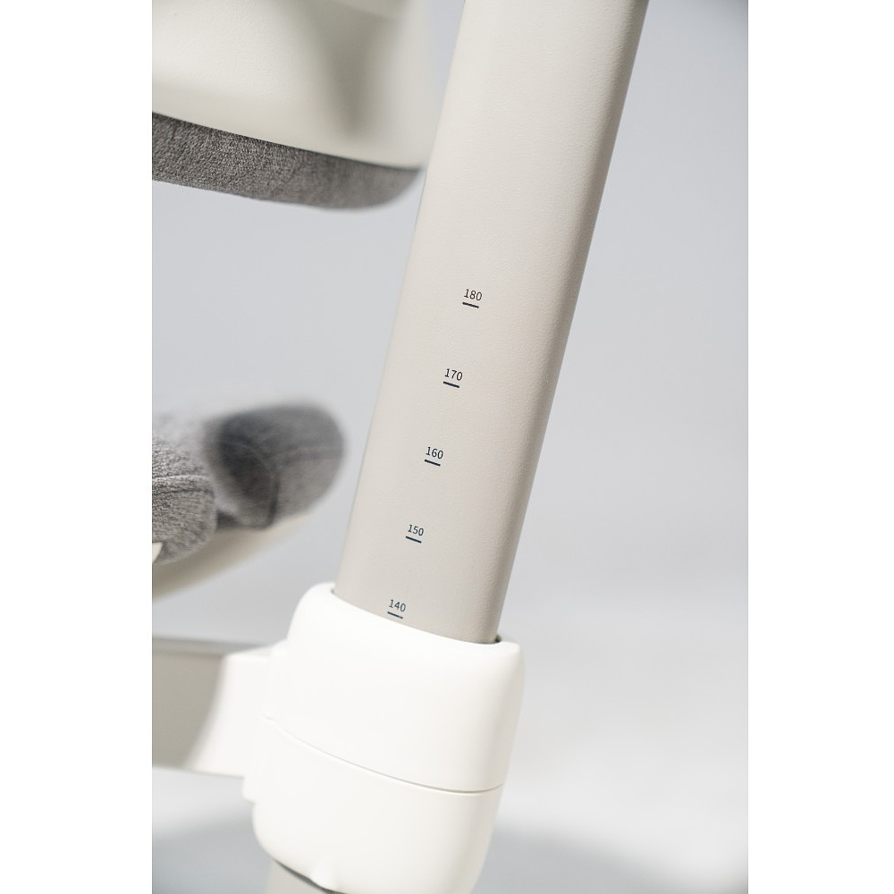 Кресло детское Ergosmart Maximus, ткань, серый, пластик, корпус белый - 7