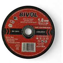 Круг отрезной по металлу BIVOL T41-180х1,8х22,2 мм