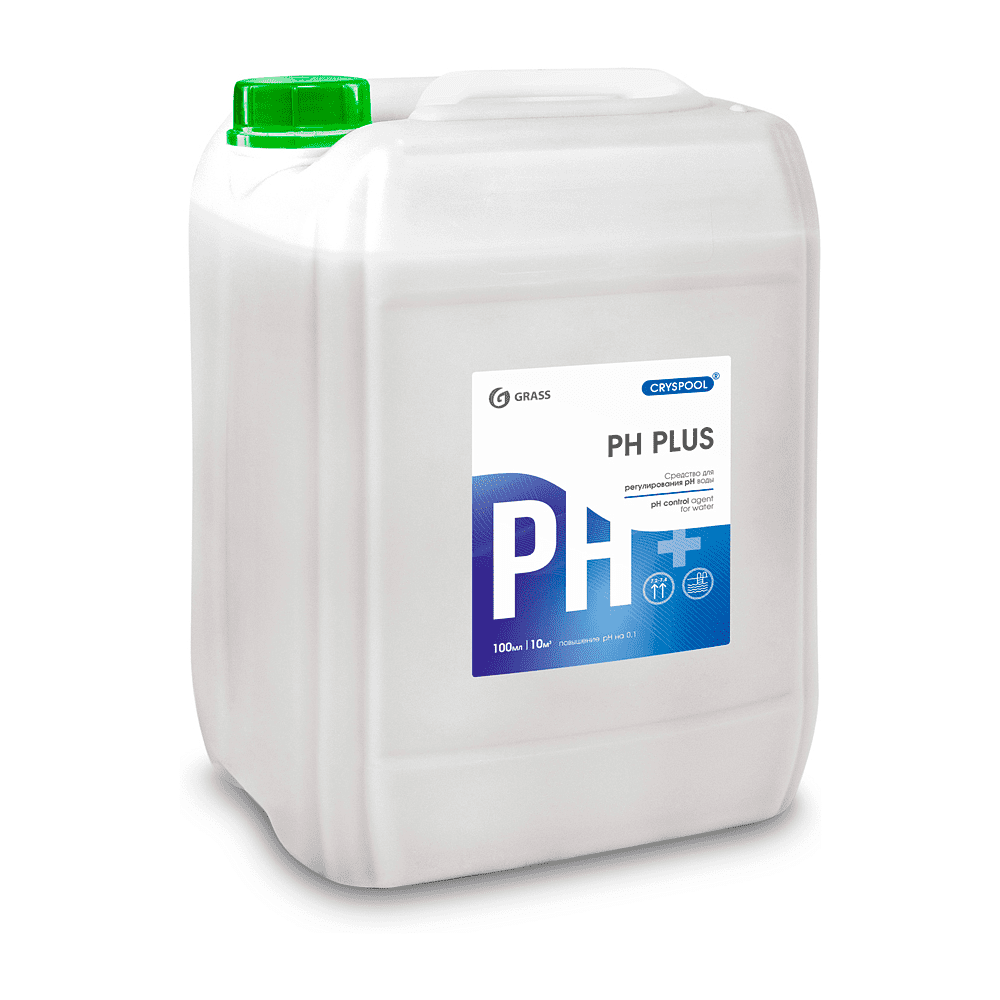 Средство для регулирования pH воды "CRYSPOOL рН plus", 23 кг, канистра