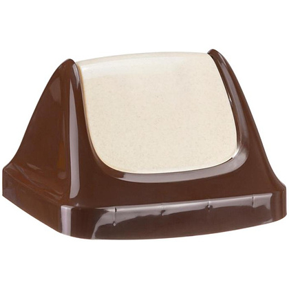 Урна для мусора 25л «СВИНГ», пластик, с крышкой, бежевый мрамор - 5