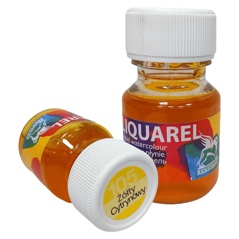 Акварель жидкая "Liquarel", 105 лимонный желтый, 30 мл - 2