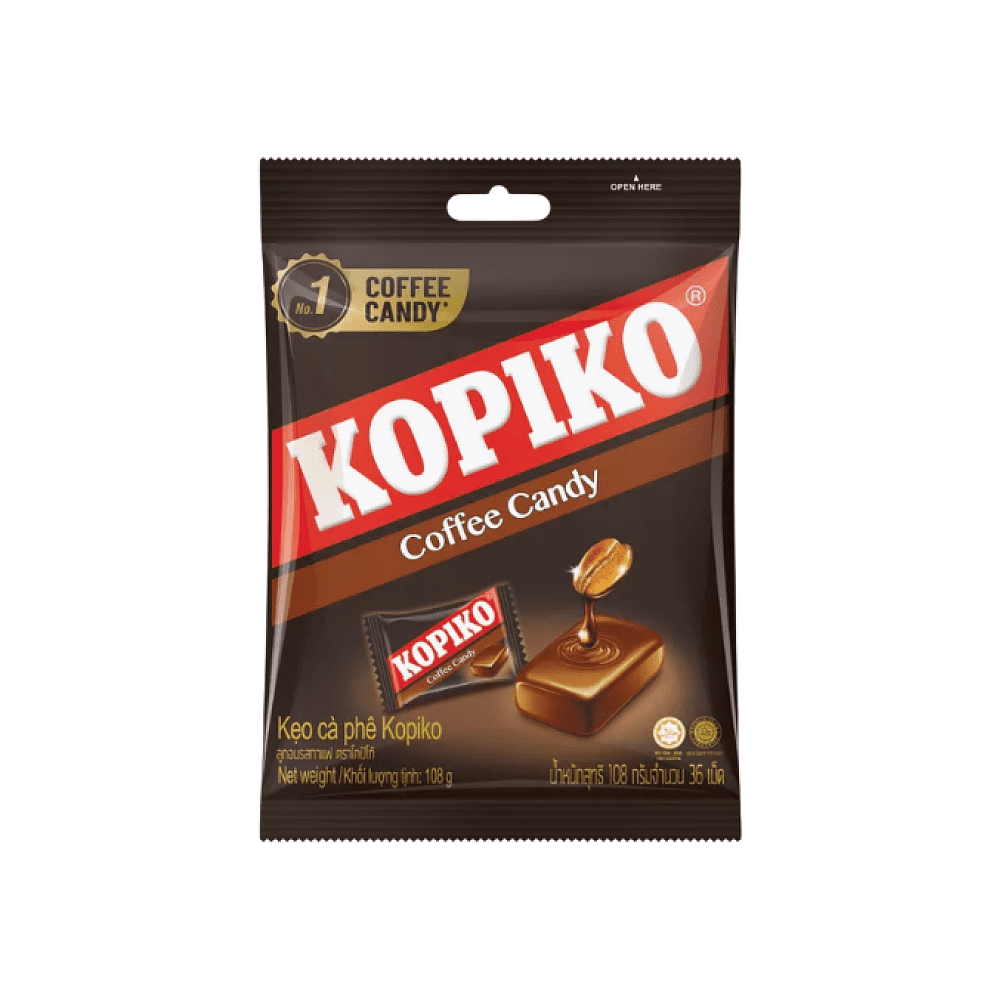 Карамель леденцовая "Kopico Coffee Candy", 108 гр