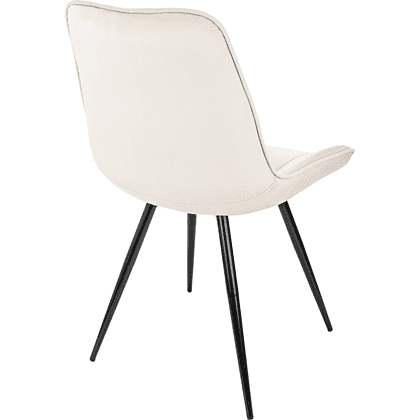 Стул Бюрократ "CH-K2_4", ткань, бежевый, металл, черный, комплект 4 штуки - 6