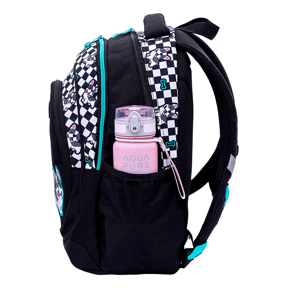 Рюкзак школьный "Cute Puppy", черный - 4