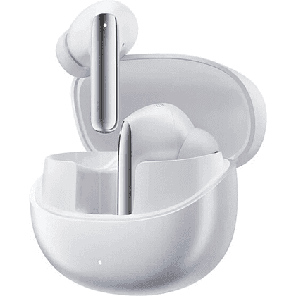 Наушники беспроводные QCY Buds ANC Light Grey (BH24HT15A), серые