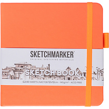 Скетчбук "Sketchmarker", 12x12 см