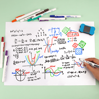 Маркер для доски "Retractable", синий - 2