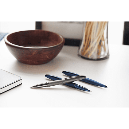 Ручка шариковая автоматическая "Cross ATX Titanium Grey" в подарочной упаковке, 0.7 мм, серый, стерж. черный - 4