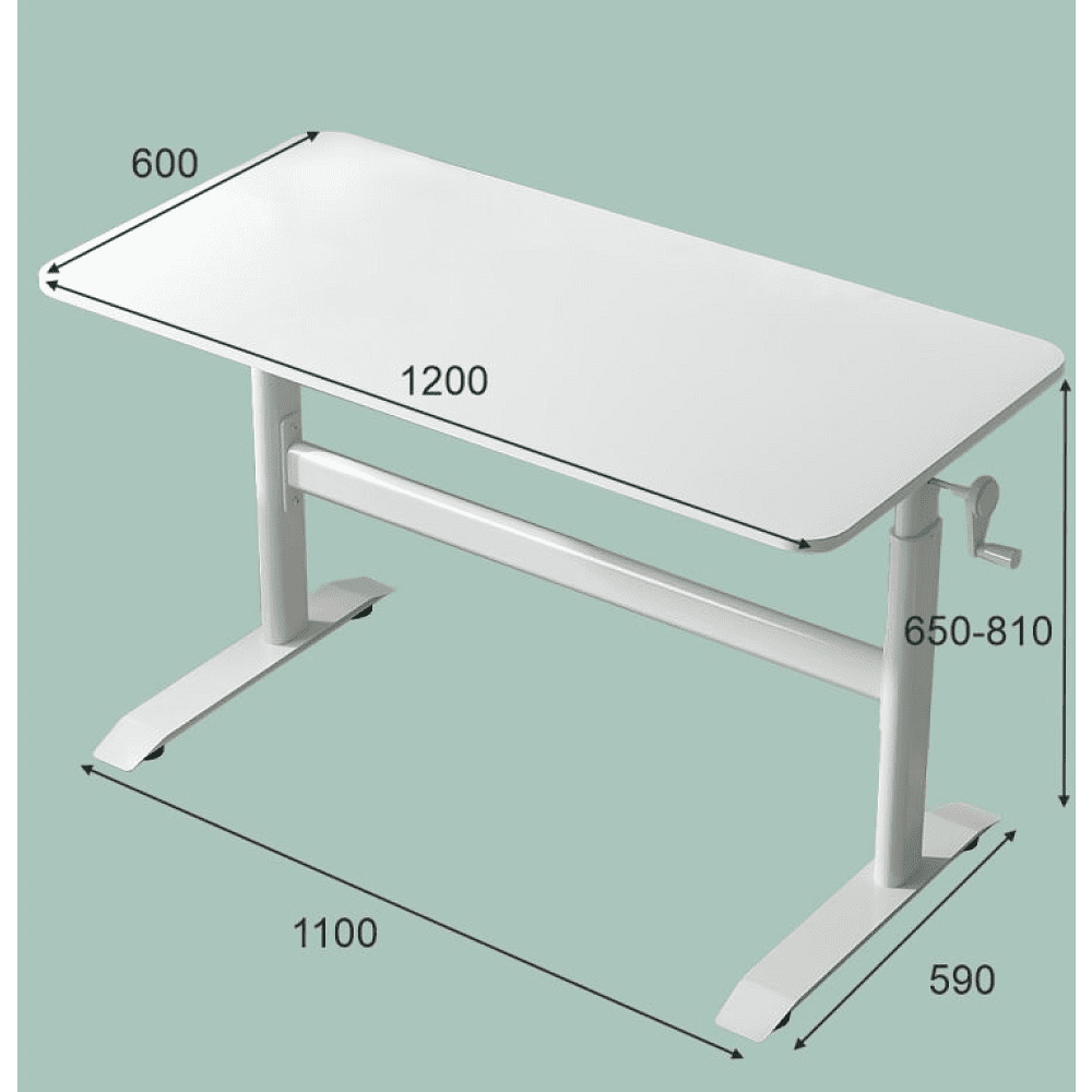 Стол детский регулируемый EVERPROF "Kids table 1", белый - 2