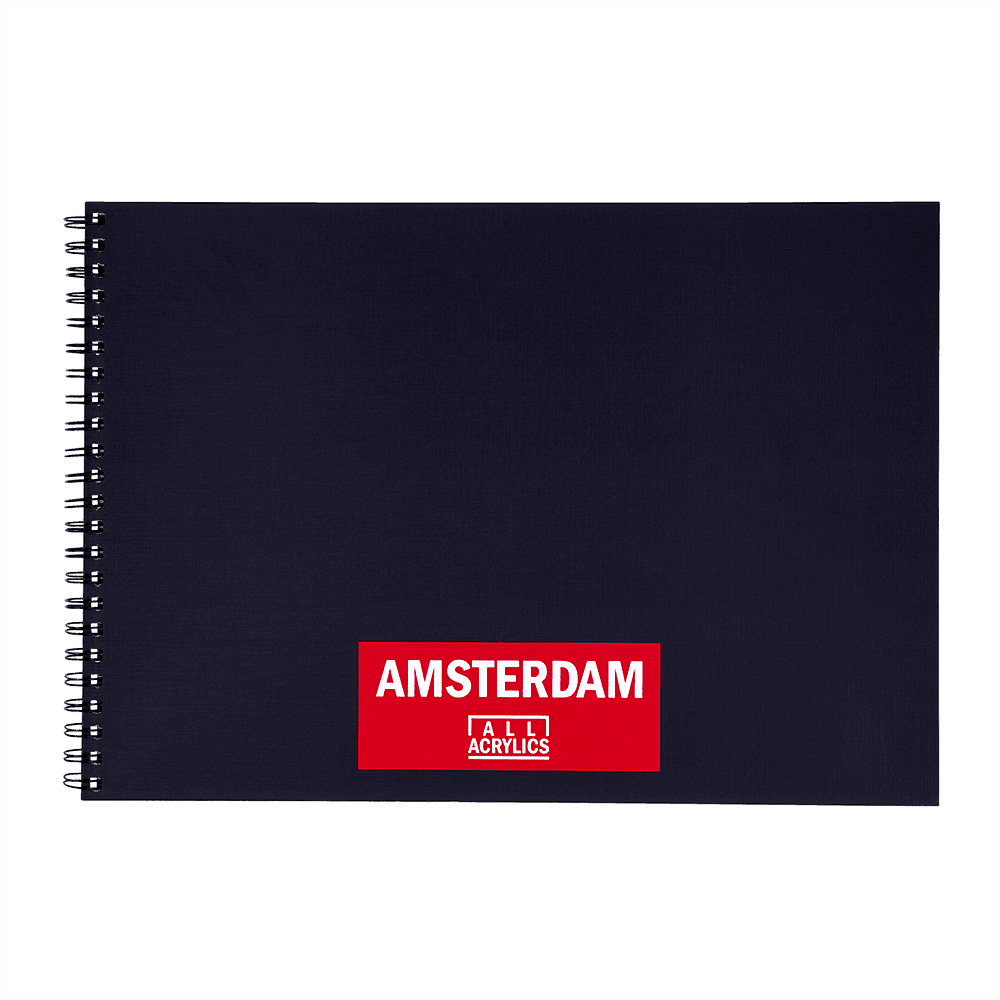 Скетчбук "Amsterdam", A3, 250 г/м2, 30 листов, черный