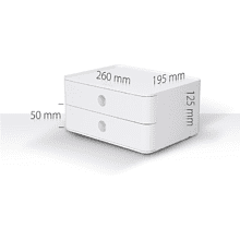 Блок из 2-х лотков закрытый "Allison", черный