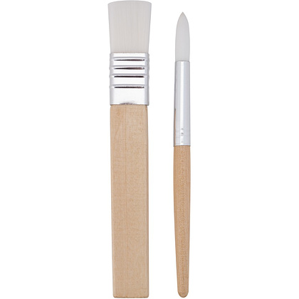 Кисть "Цветик", синтетика, набор 2 шт.