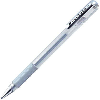 Ручка гелевая "К118", 0.8 мм, серебристый, стерж. серебристый