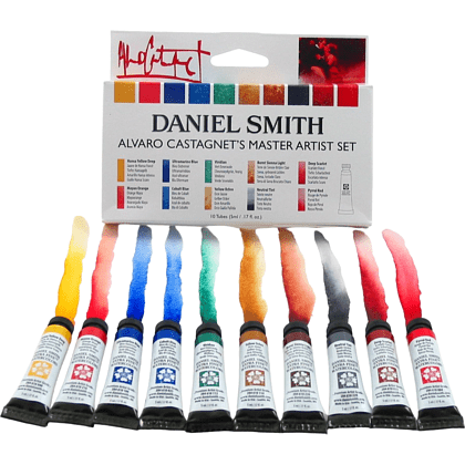 Краски акварельные Daniel Smith "Alvaro Castagnet Master Artist Set", 10 цветов, тубы