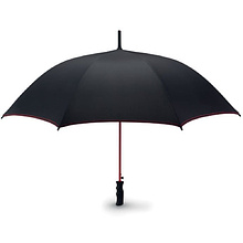 Зонт-трость Skye", 102 см, черный, красный