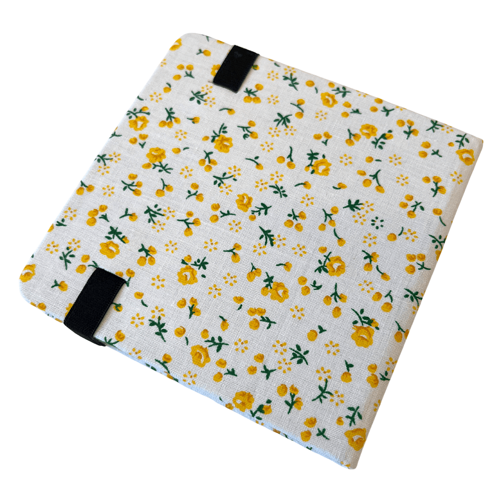 Cкетчбук для акварели "Potentate", горячий пресс, 12х12 см, 300 г/м2, 24 листа, флора - 3