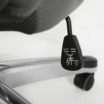 Кресло для руководителя BRABIX PREMIUM "Level EX-527", экокожа, серый, пластик  - 12