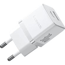 Сетевое зарядное устройство Baseus Palm C+U 30W EU, P1011160A213-01, белый 