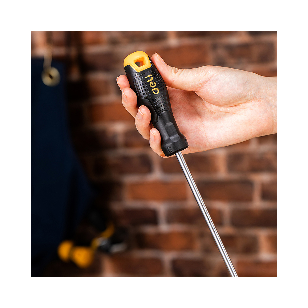 Набор отверток Deli "EDL620006", 6 шт, черный, желтый - 9