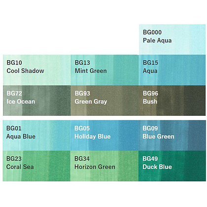 Маркер перманентный "Copic ciao", BG-15 аква - 2