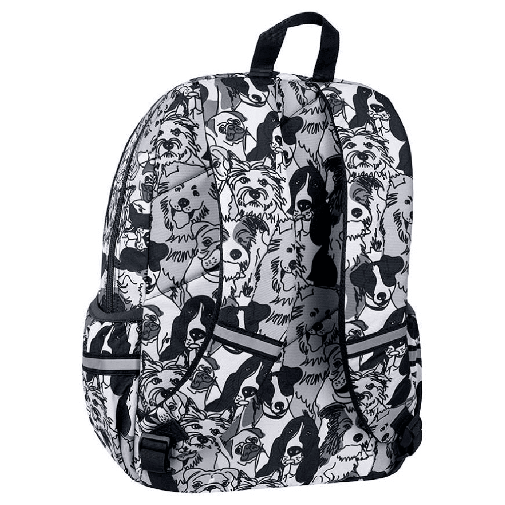 Рюкзак школьный Coolpack "Dogs planet" L, серый, белый - 3