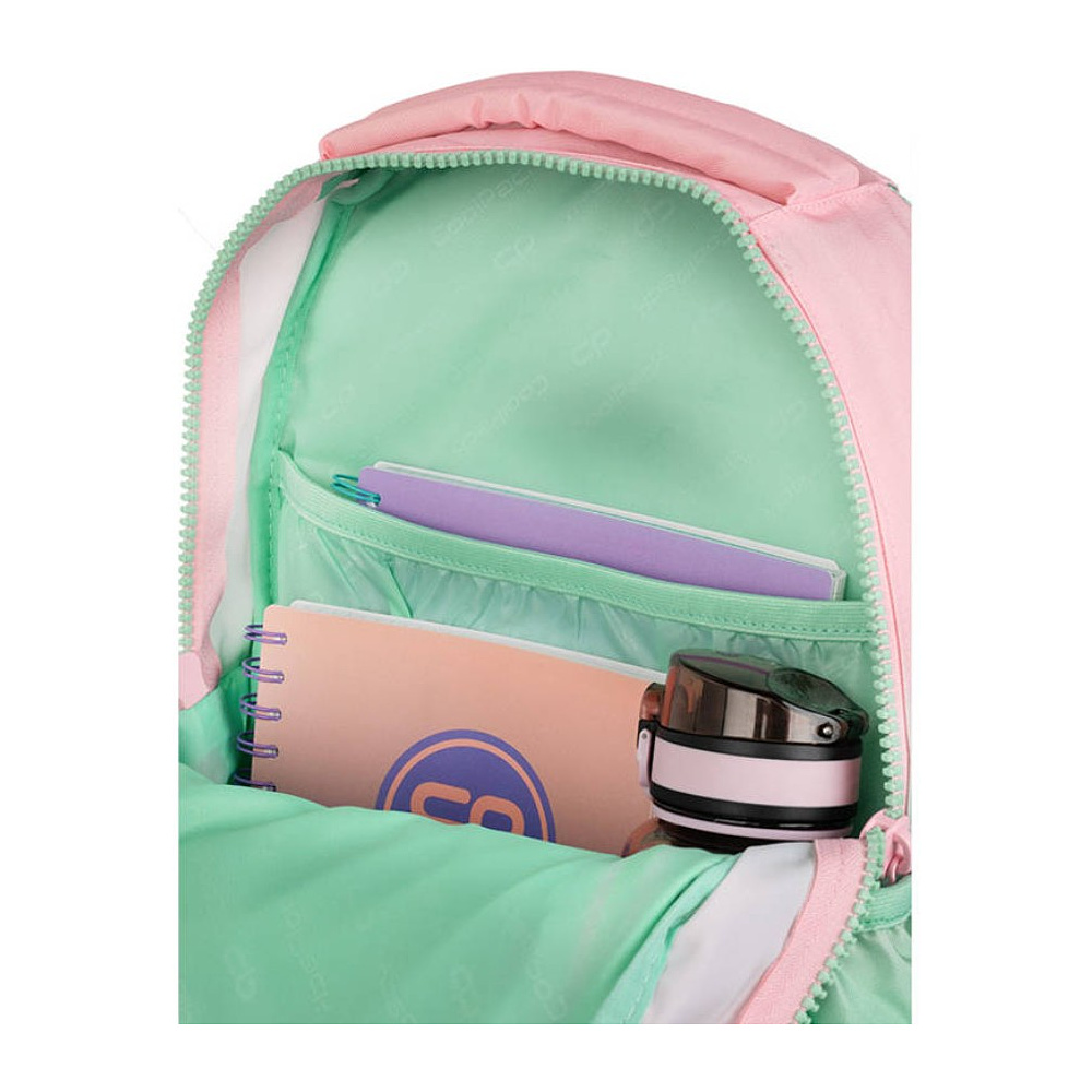 Рюкзак школьный CoolPack "Gradient strawberry", розовый, зеленый - 6