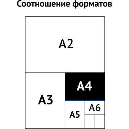 Папка-скоросшиватель "Дело" KT 0.5, белый - 4