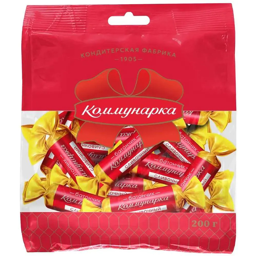 Конфеты "Коммунарка" 200 гр., батончик сливочный