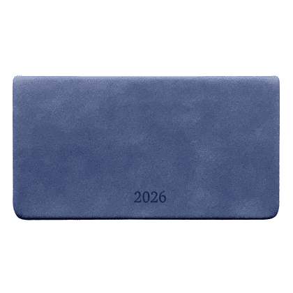 Еженедельник датированный "Soft" на 2026 год, А6, 128 страниц, синий