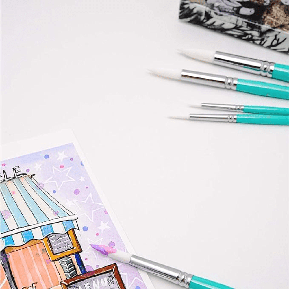 Набор кистей для рисования "Himi Miya Little Bird", синтетика, 5 шт - 2