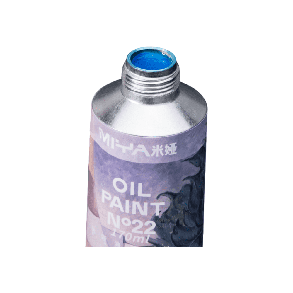 Краски масляные "HIMI.MIYA", лимонный жёлтый, 170 мл., туба - 3