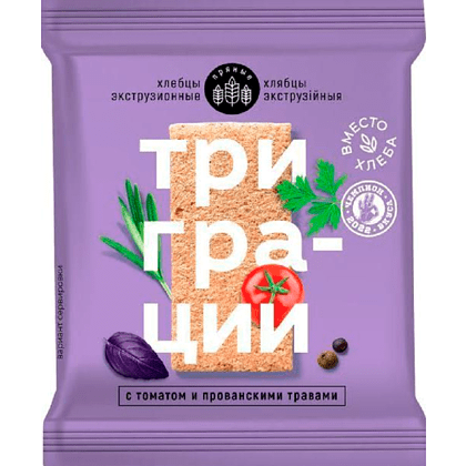 Хлебцы "Три Грации" с томатом и прованскими травами, 55 гр