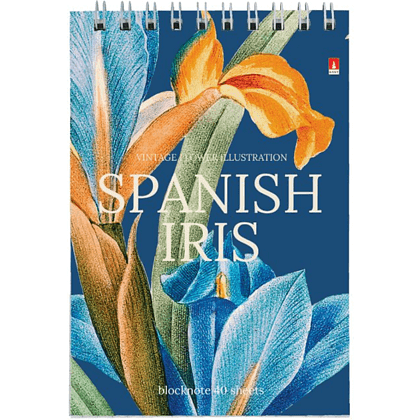 Блокнот   "Цветы. Паттерн", 40 листов , A6 , 94x132 , ассорти - 6