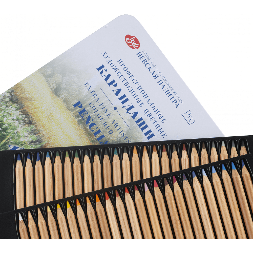 Цветные карандаши "Мастер-Класс", в жестяном пенале, 48 цветов - 4