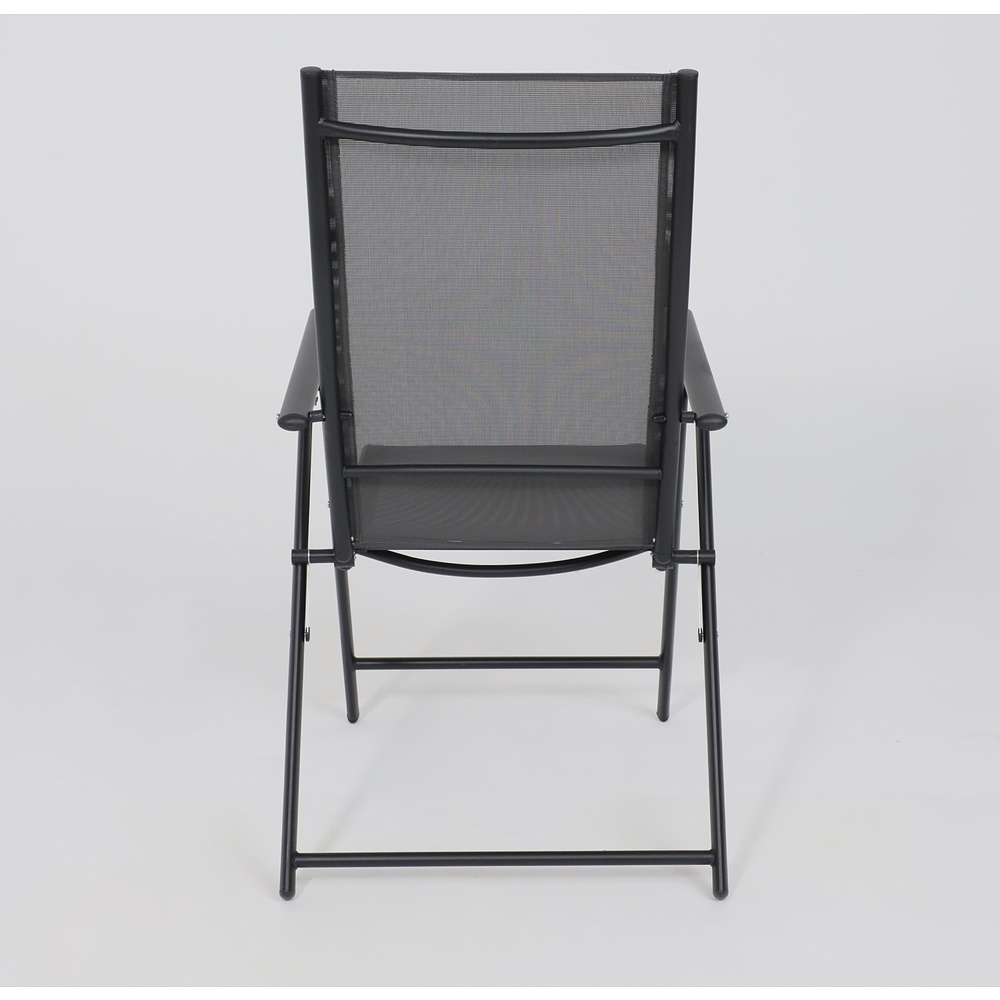 Кресло садовое AksHome CATANIA, ткань, серый, черный - 6