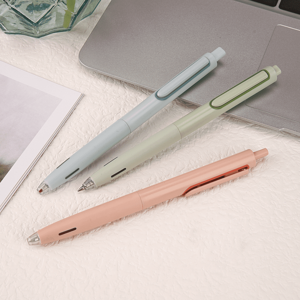 Ручка гелевая "Space Up", 0,5 мм, розовый, стерж. черный - 3