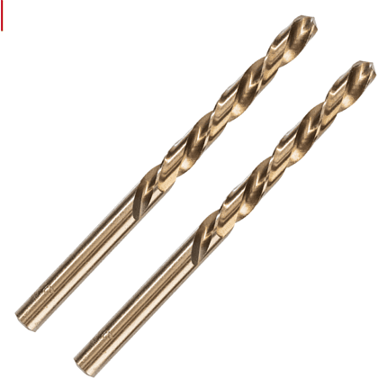 Сверло по металлу Deli RS EDH-MHZ010-E2, 1.0 мм, DIN 338, HSCo 5%, 2 шт.