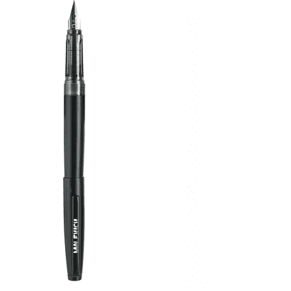 Ручка перьевая EF "Малевичъ", металл, с конвертером, набор чернила + значок, мокрый асфальт - 5