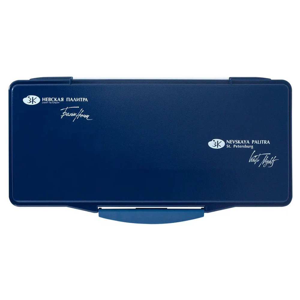 Палитра пластиковая "Белые ночи", прямоугольная, 18 ячеек, с крышкой - 3