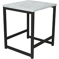 Табурет RION ALLERD, металл, ЛДСП, черный муар, Бетон